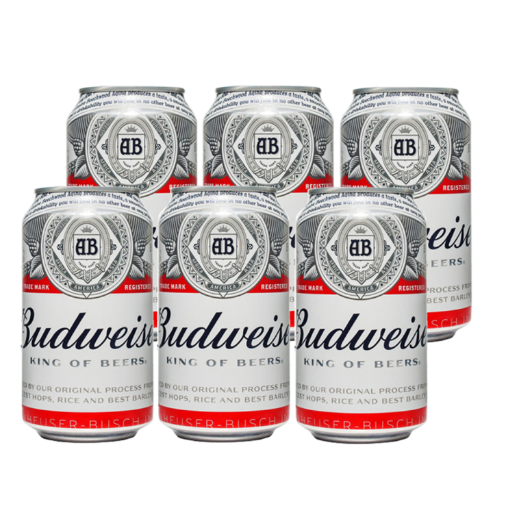 Budweiser Beer 330ml Can X 3